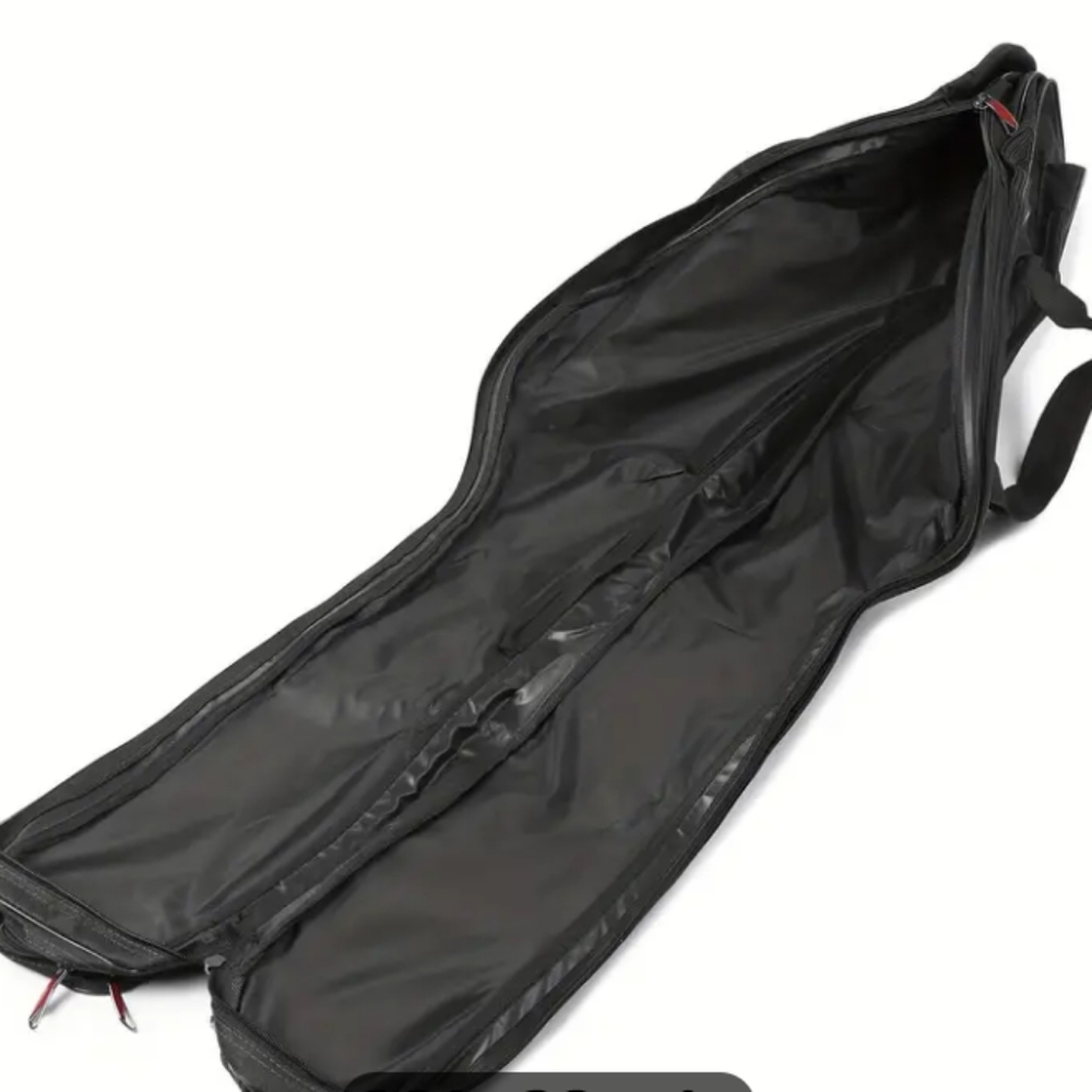 5/$20 *NEW* Lixada 3 Layer 150cm Black Fishing Rod carry case w/2 front pockets - Picture 3 of 7